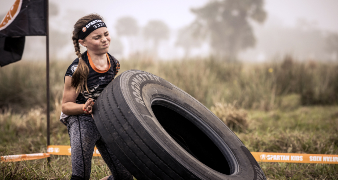 Spartan Race also designs kids' courses.